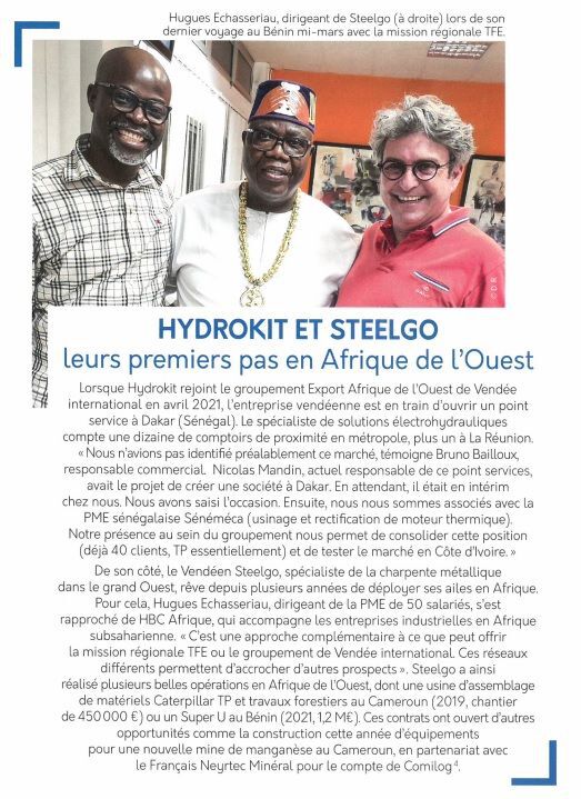 article Hydrokit et Steelgo